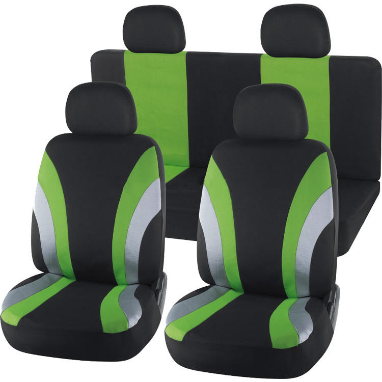 Hot Sales 8Pcs 5 Colors 3MM Foam thickness Waterproof Leather Full Set Car Seat Cover